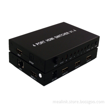 1.4V Support 3D 4X1 HDMI Switcher